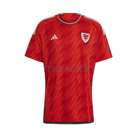 Billiga Fotbollströjor Wales Hemma tröja WM 2022 Kortärmad